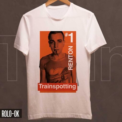 Trainspotting y su personaje principal Renton camiseta rolo-ok
