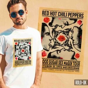 rolo-ocamiseta red hot chili-peppers