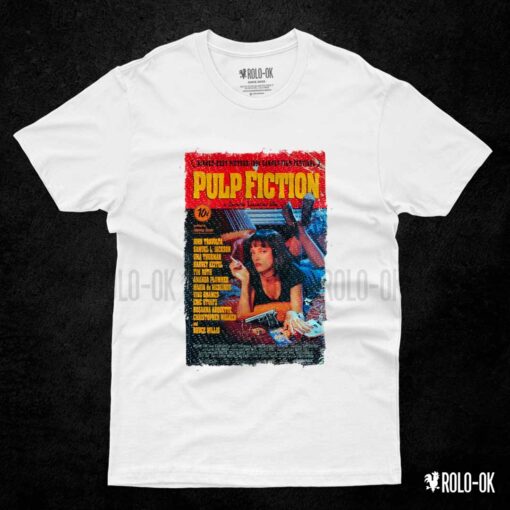 rolo-ok-pulp fiction camiseta blanca
