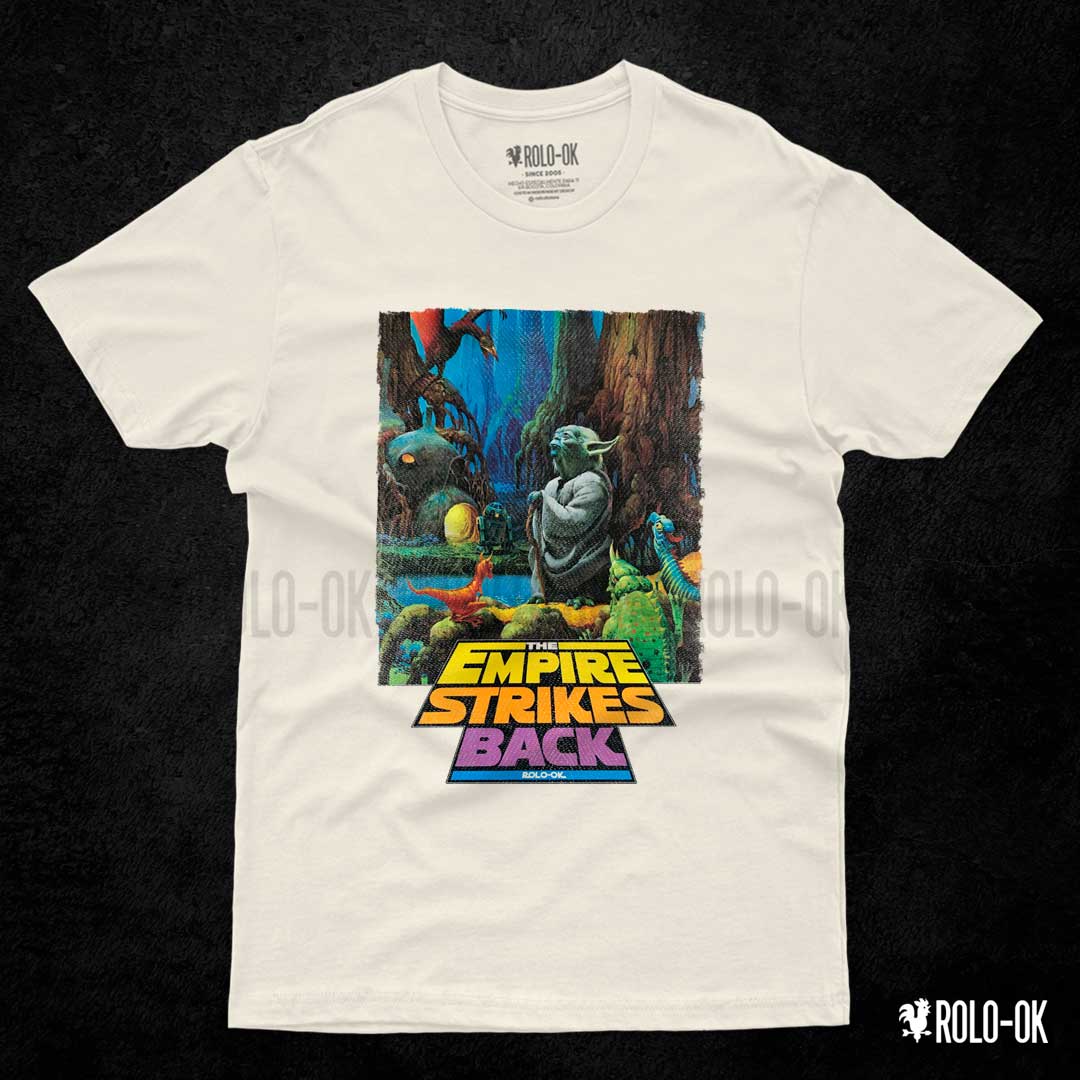 rolo-ok the empire strikers back camiseta marfil-