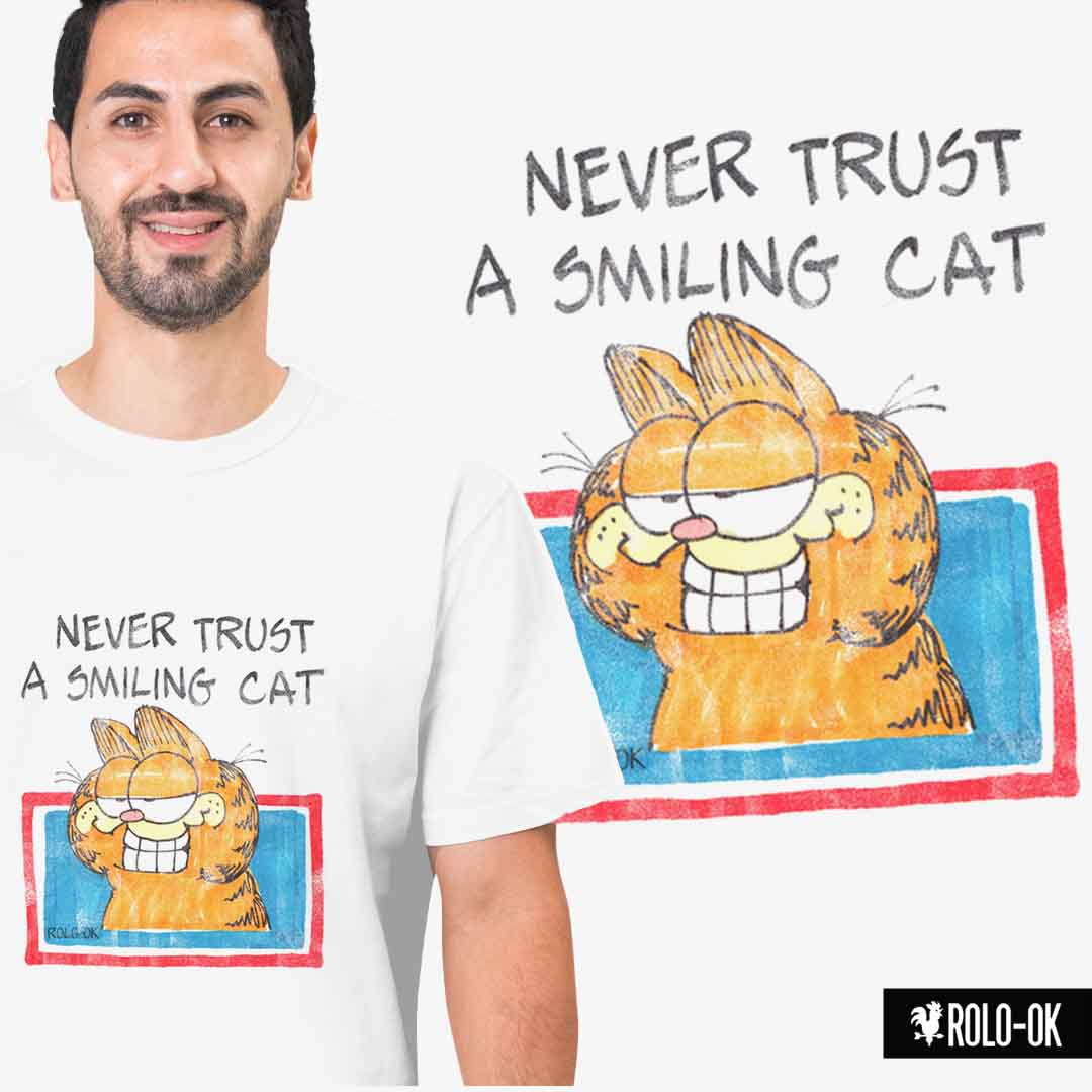 No confíes en gatos Camiseta Rolo-ok
