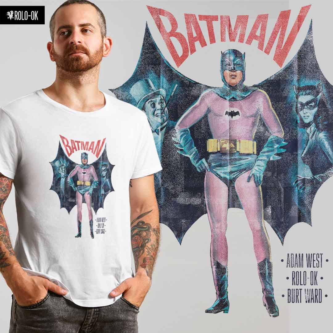 Batman 1966 Camiseta Rolo-ok