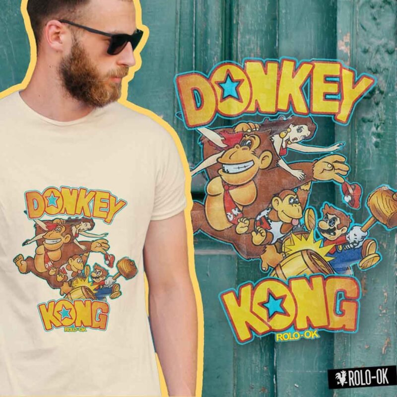 Donkey Kong Camiseta Rolo-ok - Rolo-OK