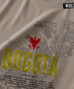 Alternative view of Bogotá Localidades camiseta Mujer Rolo-ok