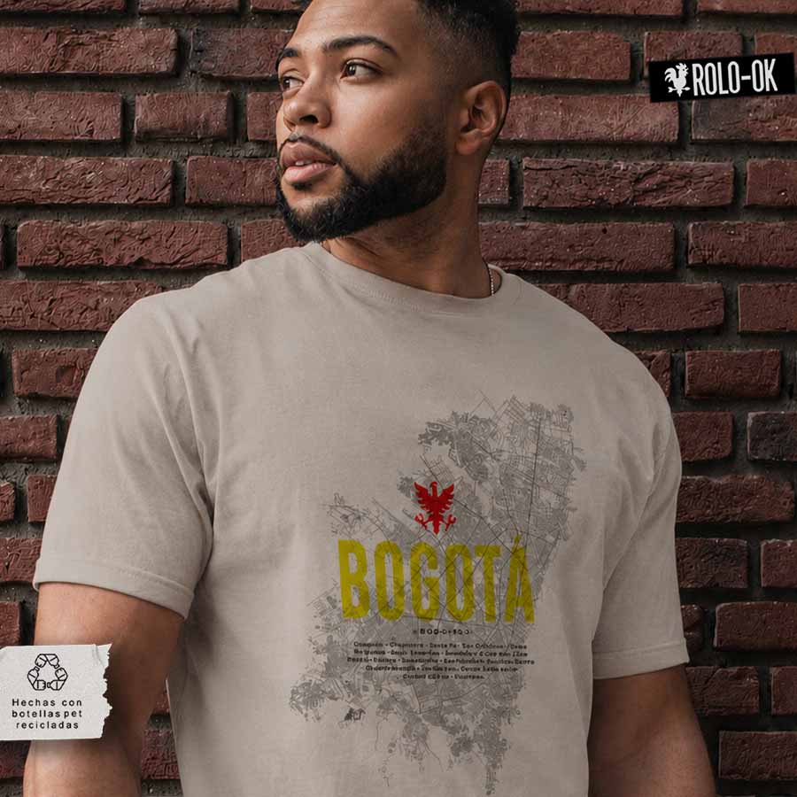 Bogotá Localidades camiseta Rolo-ok