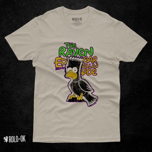The Raven Edgar Allan Poe Camiseta Rolo-ok - Imagen 4