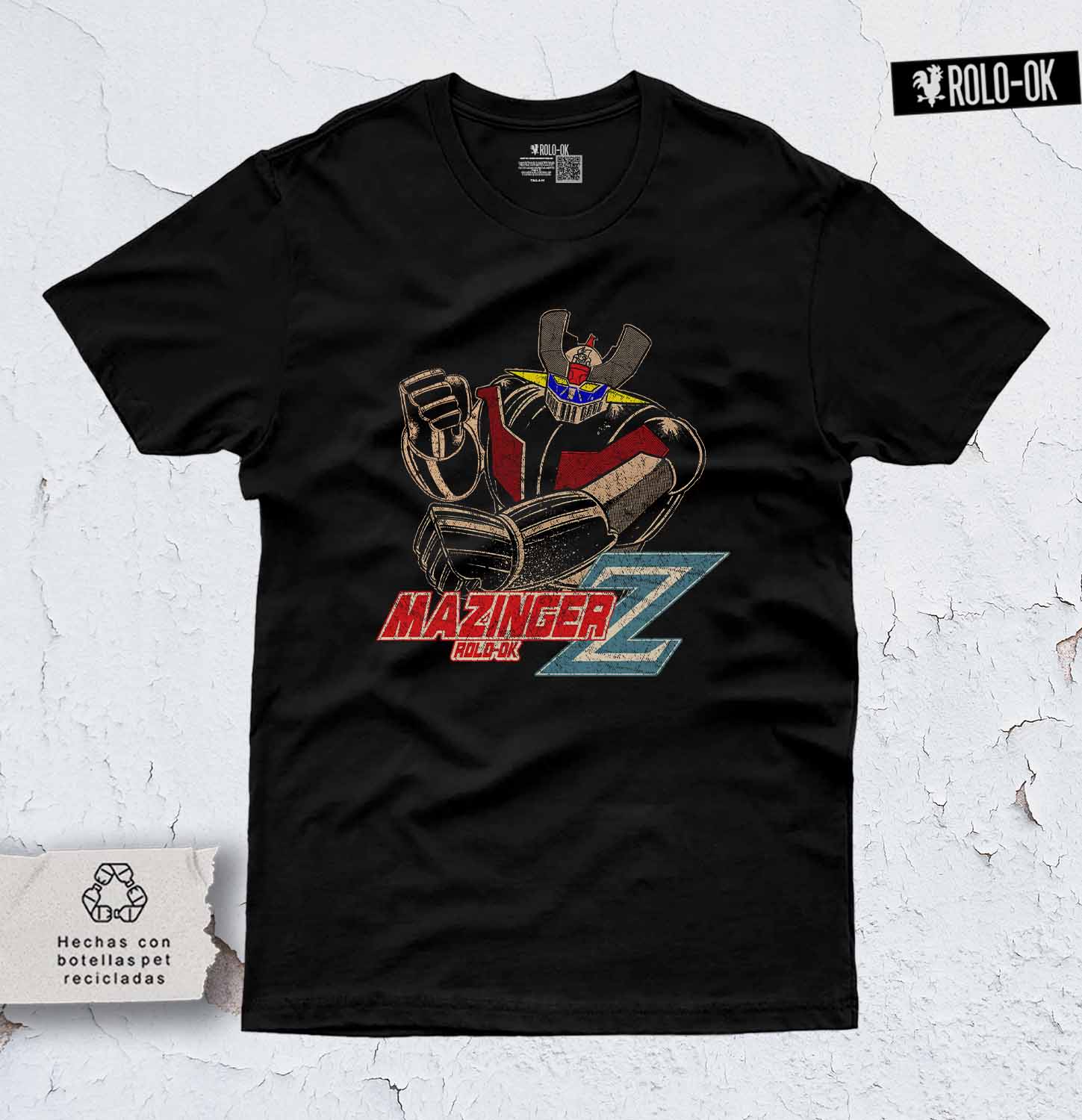 Mazinger Z Camiseta Rolo-ok - Imagen 2