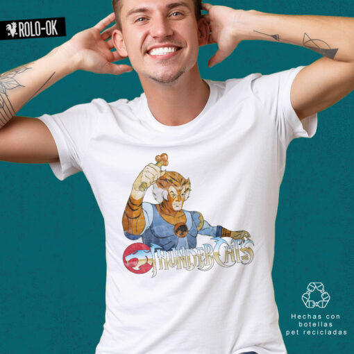 Thundercats Tigro Camiseta Rolo-ok