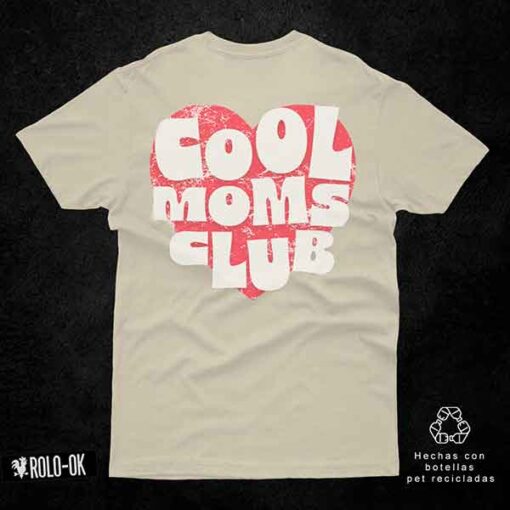 Cool Moms Club Camiseta Mujer Rolo-ok - Imagen 3