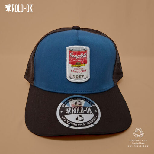 Gorra Campbells azul café Rolo-ok