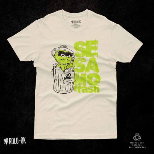 Sesamo Trash Camiseta Rolo-ok - Imagen 3