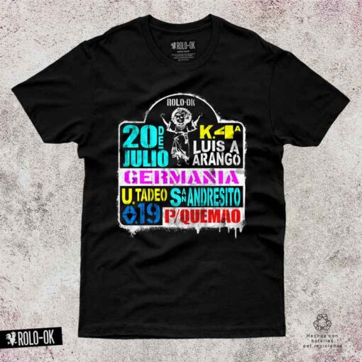 Tabla de rutas bus Centro Camiseta Rolo-ok - Imagen 2