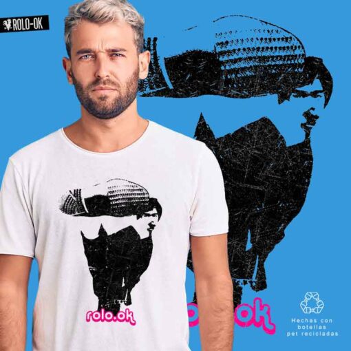 Bruce Lee Kick Camiseta Rolo-ok