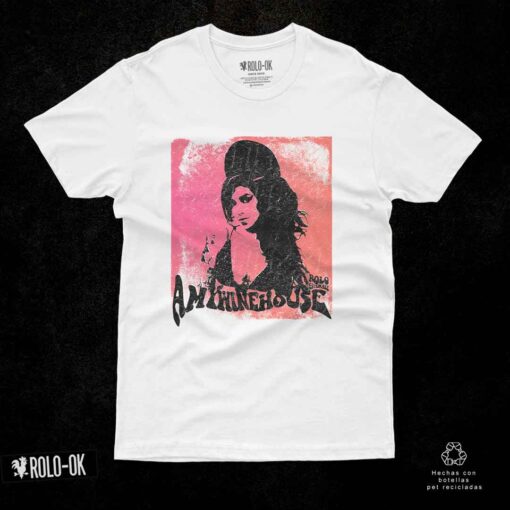 Amy winehouse Camiseta Rolo-ok Mujer - Imagen 3