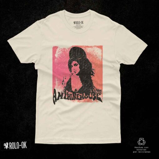 Amy winehouse Camiseta Rolo-ok Mujer - Imagen 2