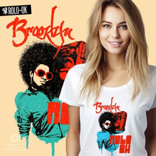 brooklyn Camiseta Rolo-ok Mujer