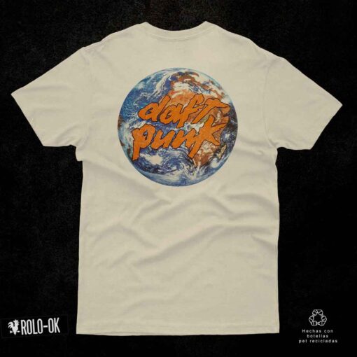 Daft Punk Around the World Camiseta Rolo-ok Mujer - Imagen 2
