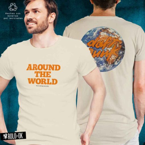 Daft Punk Around the world Camiseta Rolo-ok