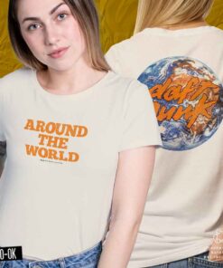 Daft Punk Around the World Camiseta Rolo-ok Mujer