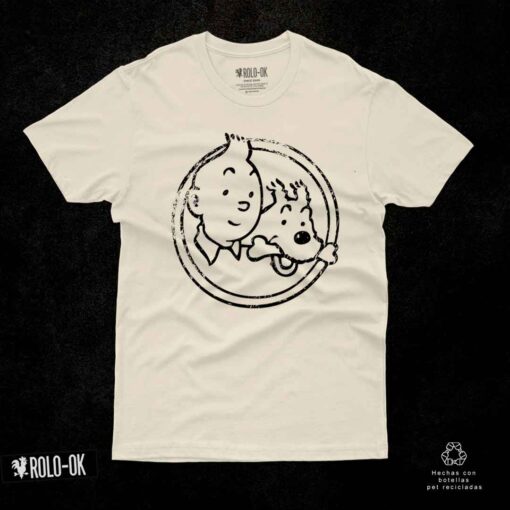 las aventuras de Tintin Camiseta Rolo-ok - Imagen 2