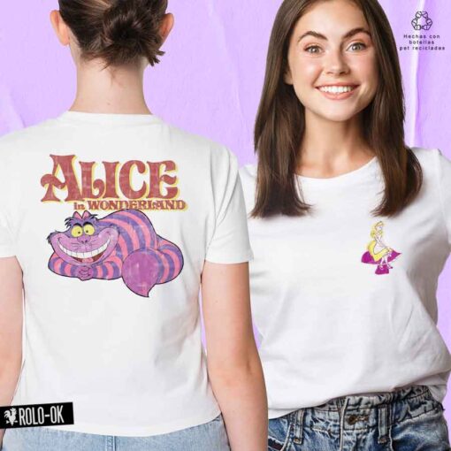 Alicia en el País de las Maravillas Camiseta mujer Rolo-ok