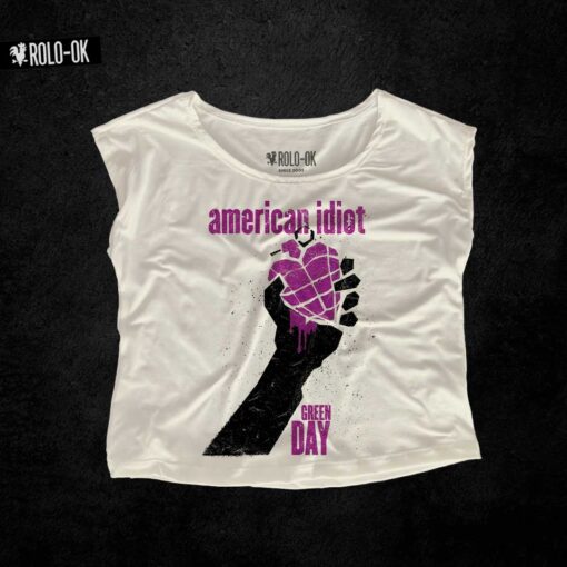 Green Day American Idiot Camiseta Mujer Rolo-ok - Imagen 5