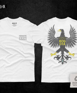 Alternative view of Bogotá Coordenadas Camiseta Rolo-ok