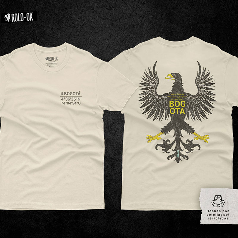 Bogotá Coordenadas Camiseta Rolo-ok - Imagen 5