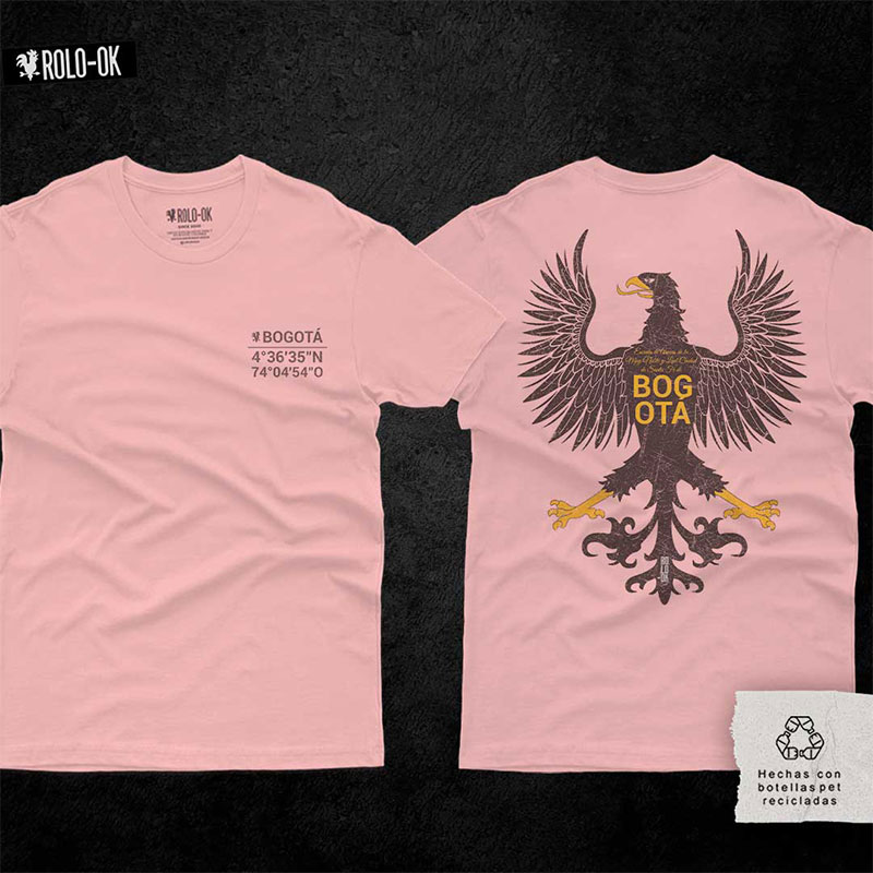 Bogotá Coordenadas Camiseta Rolo-ok - Imagen 3