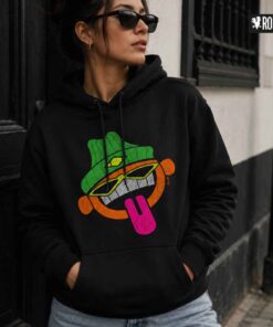 Trance Factory Hoodie Negro Mujer Rolo-ok