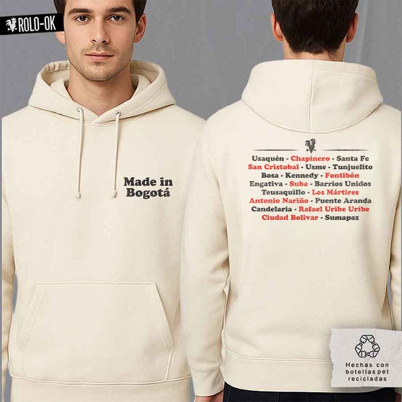 made in bogotá Hoodie Rolo-ok