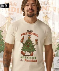 Más prendido que arbolito de navidad Camiseta Rolo-ok