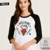 HellFire Stranger things Ranglán Mujer Rolo-ok
