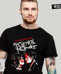 My chemical romance three cheers for sweet revenge Camiseta Negra Rolo-ok
