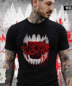My chemical romance Colmillos Camiseta Negra Rolo-ok