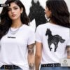 Deftones Black Pony Camiseta Mujer Rolo-ok