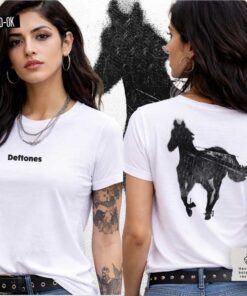Deftones Black Pony Camiseta Mujer Rolo-ok