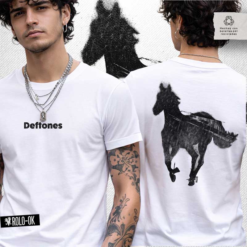 Deftones Black Pony Camiseta Rolo-ok