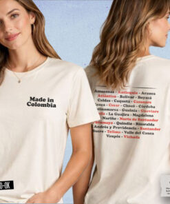 Made in Colombia Camiseta Mujer Rolo-ok