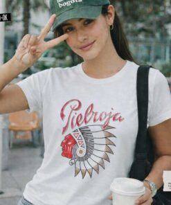 PielRoja Camiseta Mujer Rolo-ok