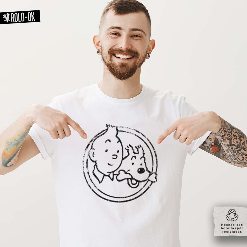 Las aventuras de Tintin Camiseta Rolo-ok