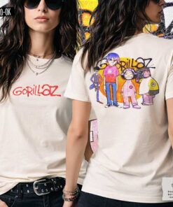 Gorillaz Celebridad Takedown Camiseta Mujer Rolo-ok