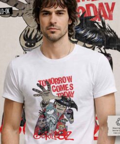 Gorillaz tomorrow comes today Camiseta Rolo-ok