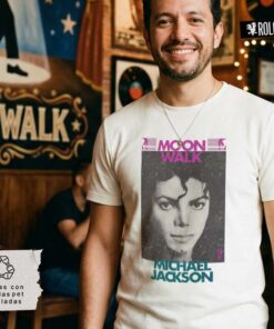Michael Jackson Moon Walk Camiseta Rolo-ok