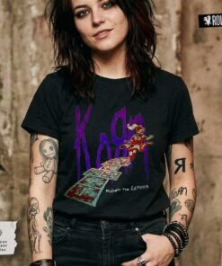 Korn follow Follow the Leader Camiseta Mujer Negra Rolo-ok
