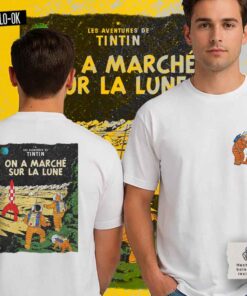 Tintin viaja a la luna Camiseta Rolo-ok