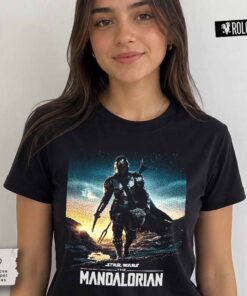 The Mandalorian and Grogu Black Negra Mujer Rolo-ok