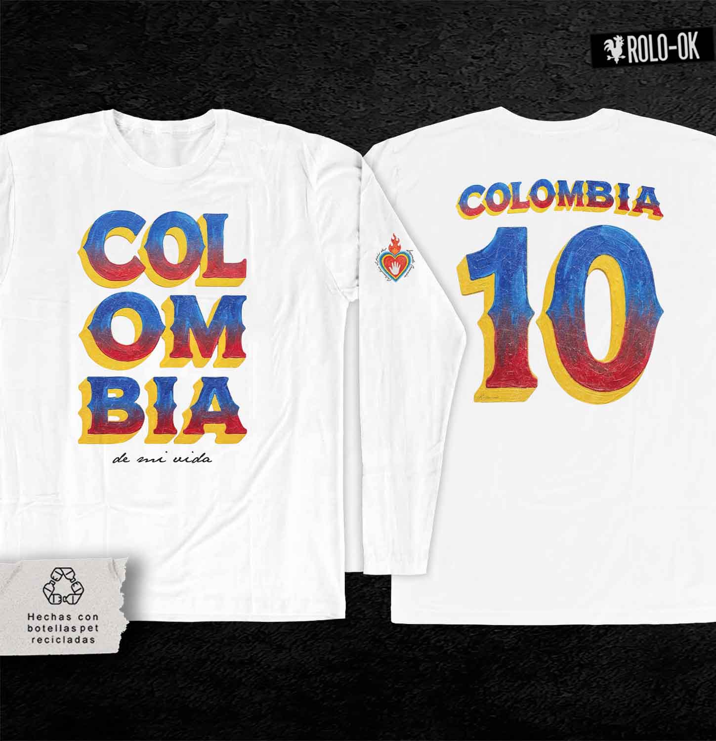 Colombia es mi arte Camiseta Rolo-ok - Imagen 5
