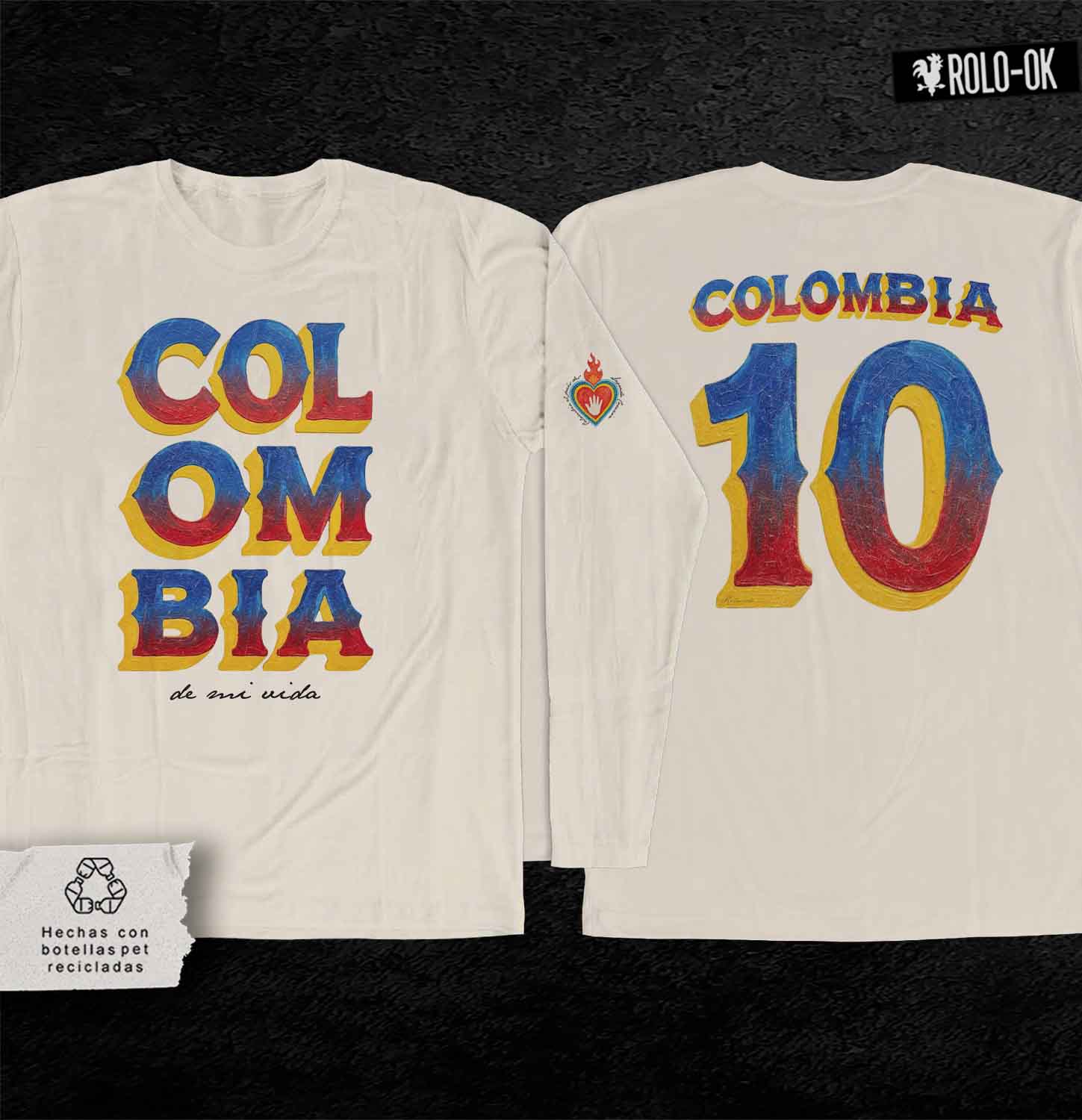 Colombia es mi arte Camiseta Rolo-ok - Imagen 3