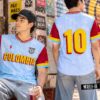 Colombia Vintage Azul Claro Camiseta de Fútbol Rolo-ok - Precio Preventa